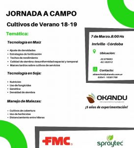 Jornada a campo @ Inriville, Córdoba