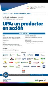 UPA: un productor en acción @ Olavarria, Buenos Aires