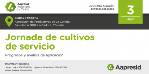 Jornada de Cultivos de Servicios @ La Carlota, Córdoba