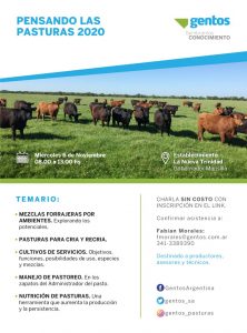 Pensando las pasturas 2020 @ Gobernador Mansilla, Entre Ríos