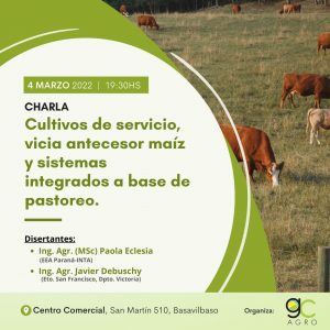 Charla Cultivos de servicio