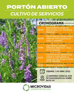 Portón Abierto - Cultivo de Servicios