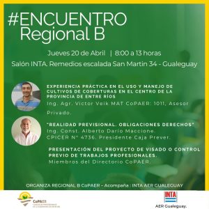 Encuentro Regional B @ Salon INTA